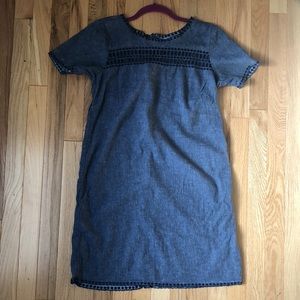 Ann Taylor Denim linen dress, size 4